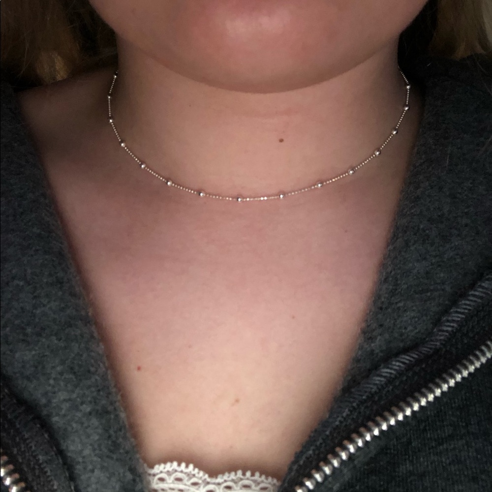 Sterling silver choker
